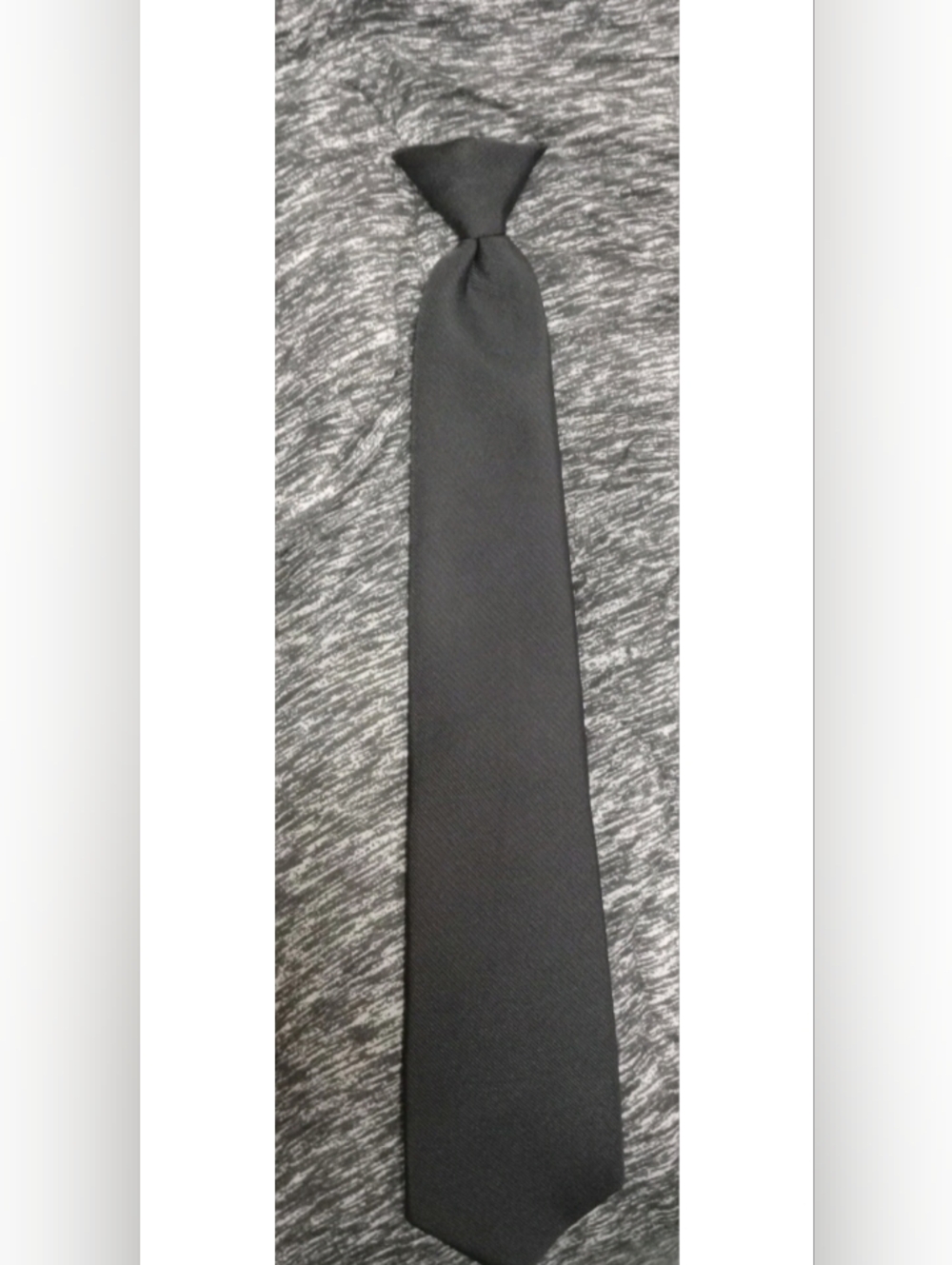 Sears Black Men's Clip On Necktie